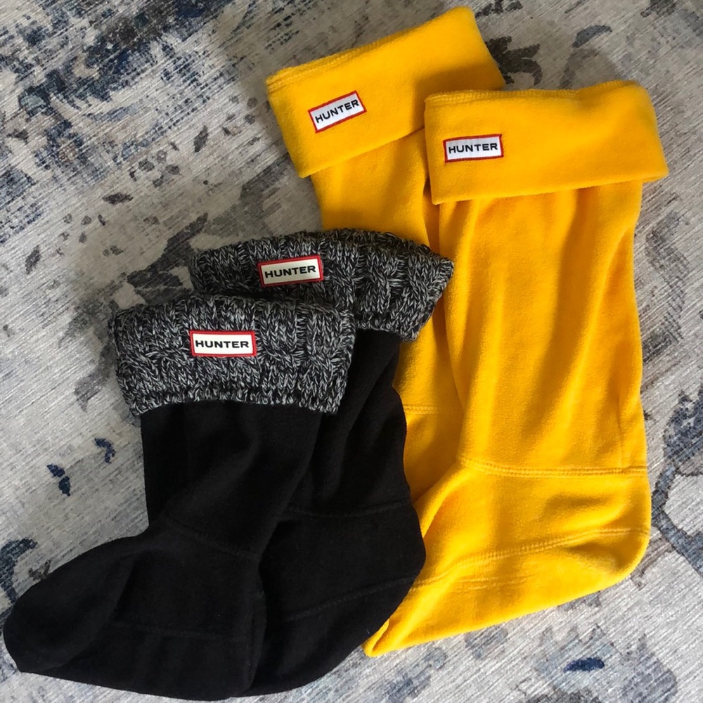 2 pairs Hunter boot socks!